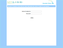 Tablet Screenshot of netlink.hawaiiantel.com